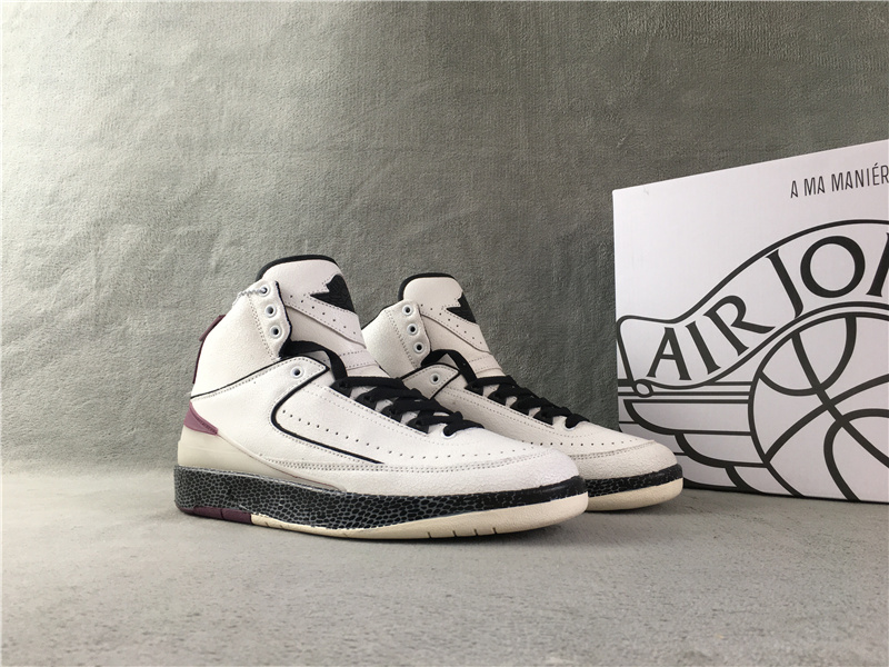 2022 Air Jordan 2 White Black Red Shoes